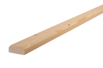 COUVRE-JOINT SAPIN du NORD  A/B   2.40ml 20x45mm NT  (2 chanvreins)
